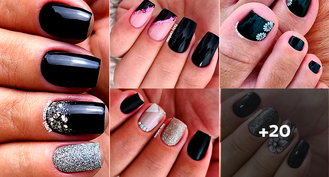 quanto custa fazer unhas pretas decoradas