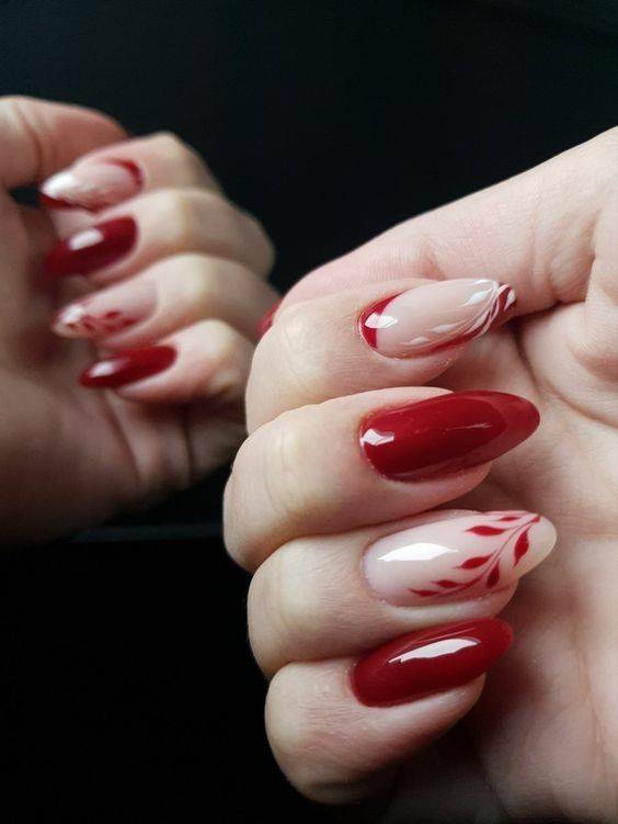 unhas formato redondo