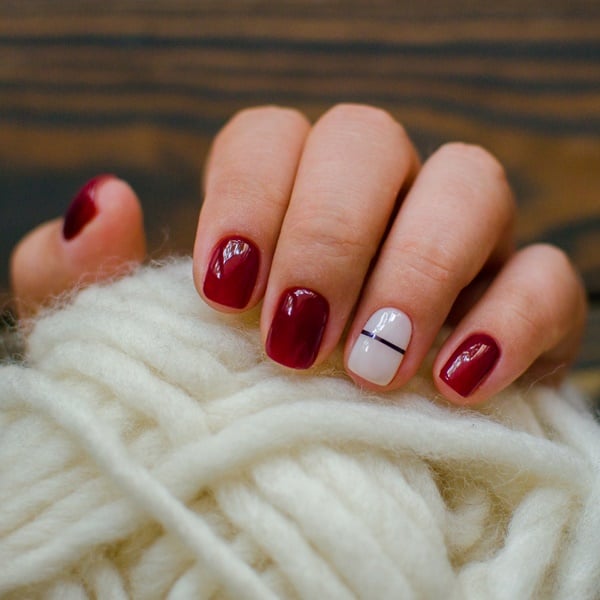 ideias de unhas decoradas simples vermelhas para iniciantes