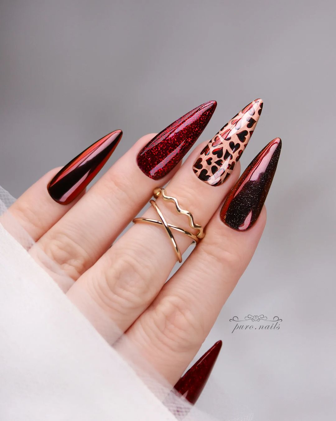 unhas vinho vs unhas vermelhas