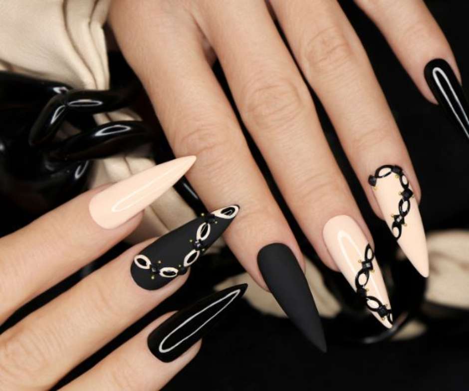 como aplicar unhas em gel pretas com perfeição