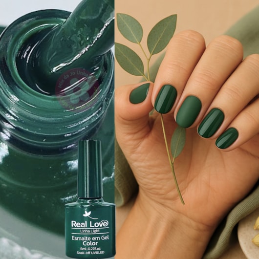 inspiração unhas em gel verde