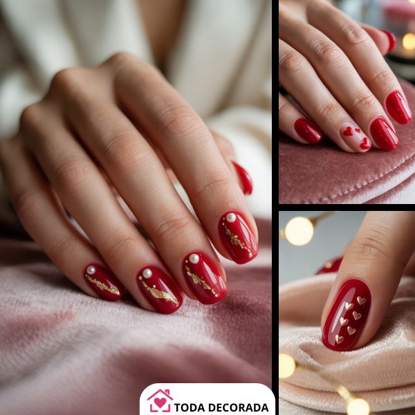 unhas em gel vermelho vs unhas em gel preto qual escolher