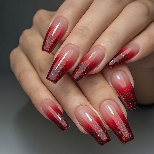 unhas em gel vermelho vs unhas em gel preto qual escolher