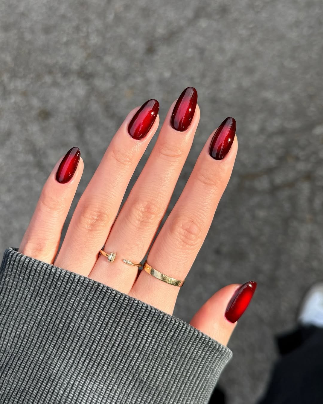 unhas em gel vermelho vs unhas em gel preto qual escolher