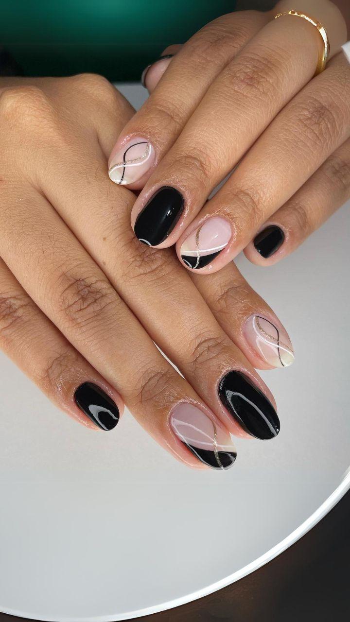 unhas naturais decoradas simples