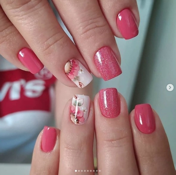 unhas naturais decoradas minimalistas