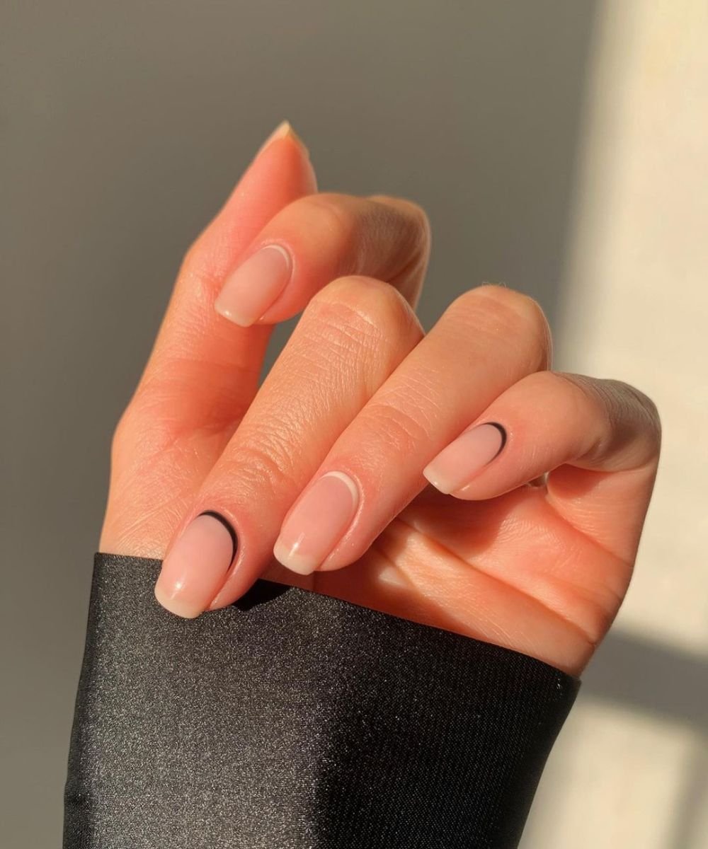 unhas naturais decoradas simples