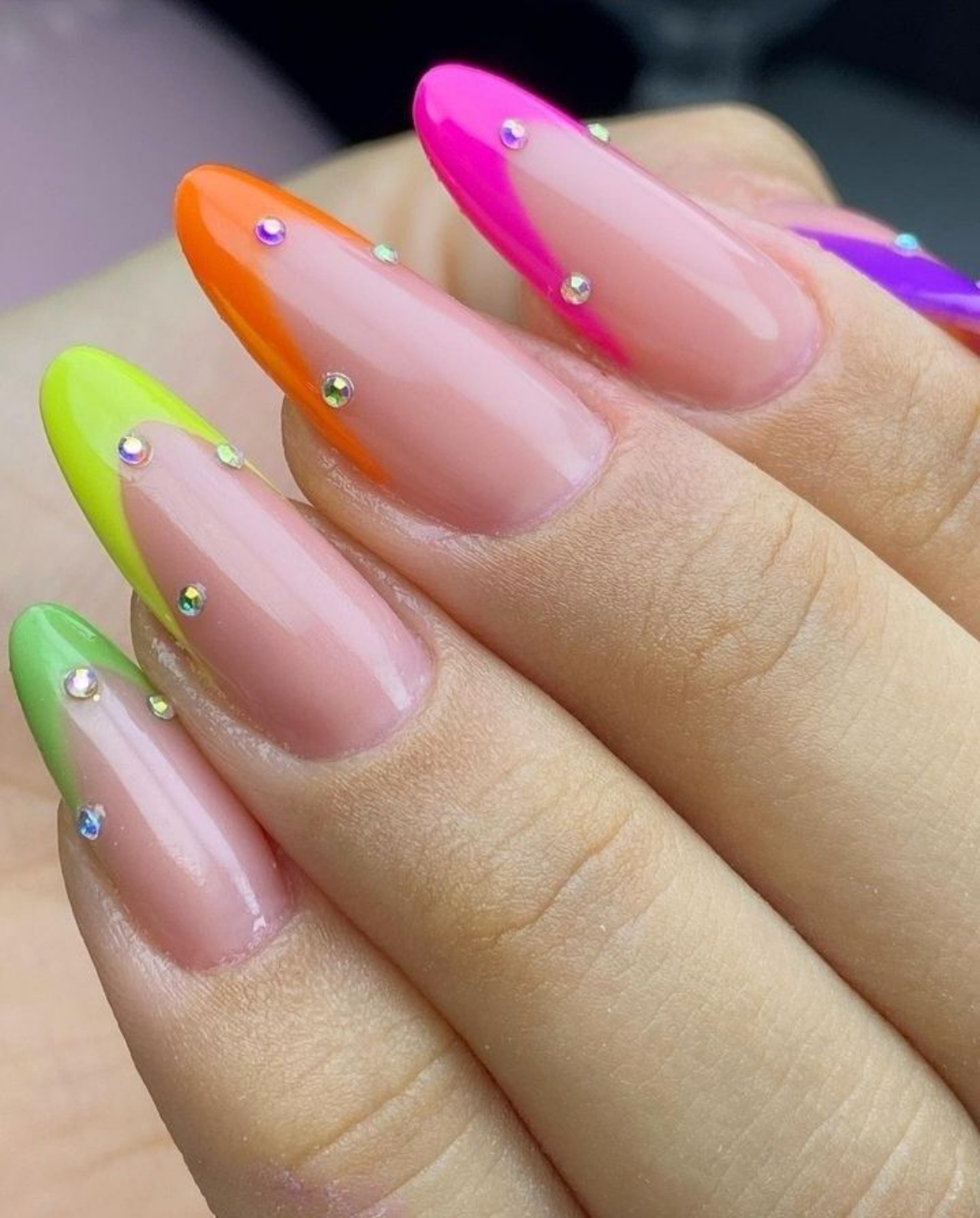 unhas para carnaval