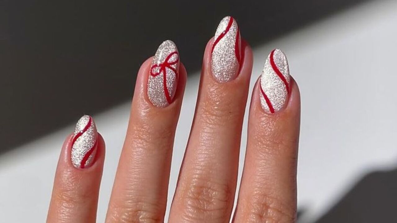 inspiração unhas natalinas