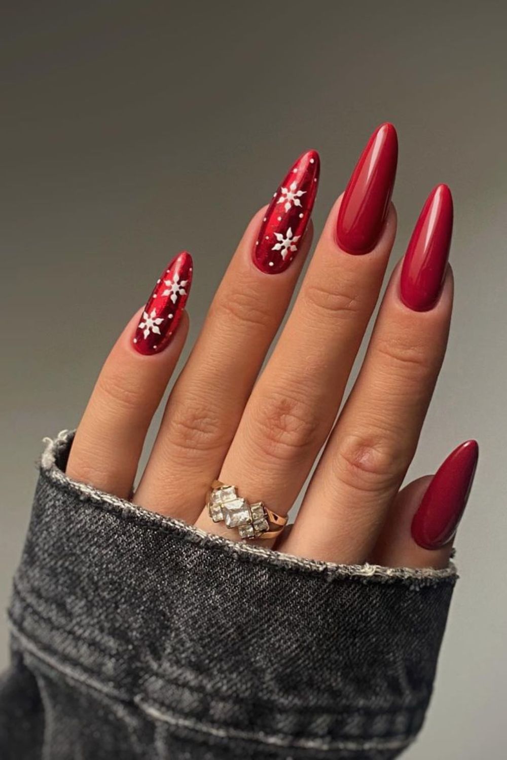 unhas de natal modernas
