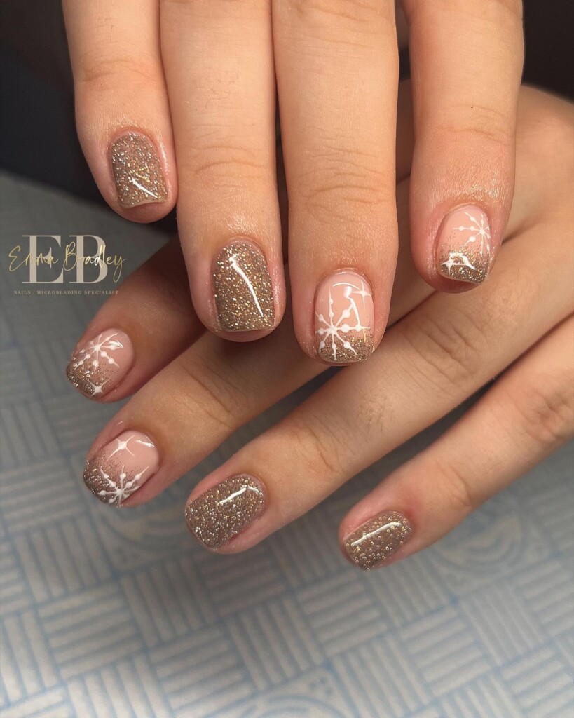 unhas decoradas para o natal