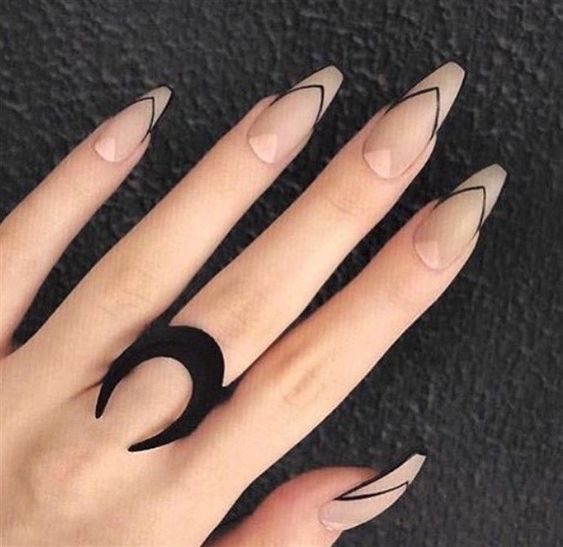 como fazer unhas tumblr estilo nuvem