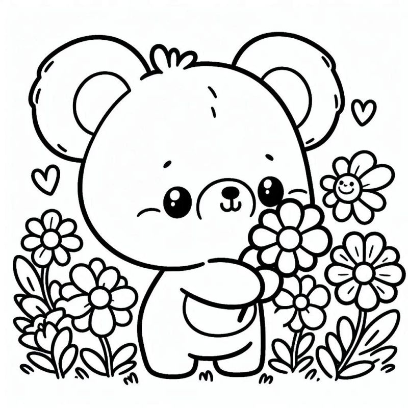 colorir urso polar