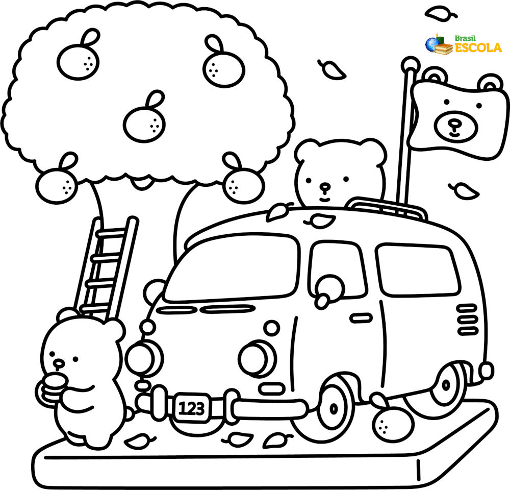 desenhos de ursos para imprimir