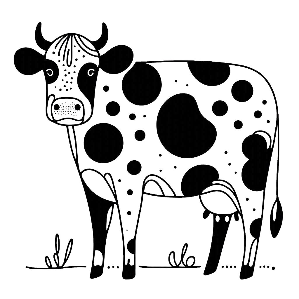 desenho de bezerro para colorir