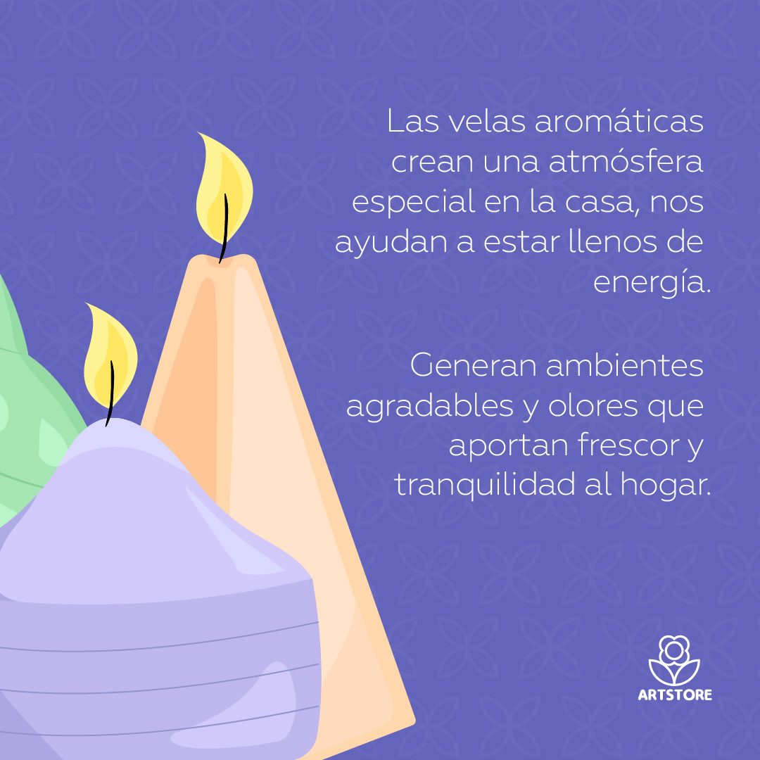 Velas Aromáticas Benefícios