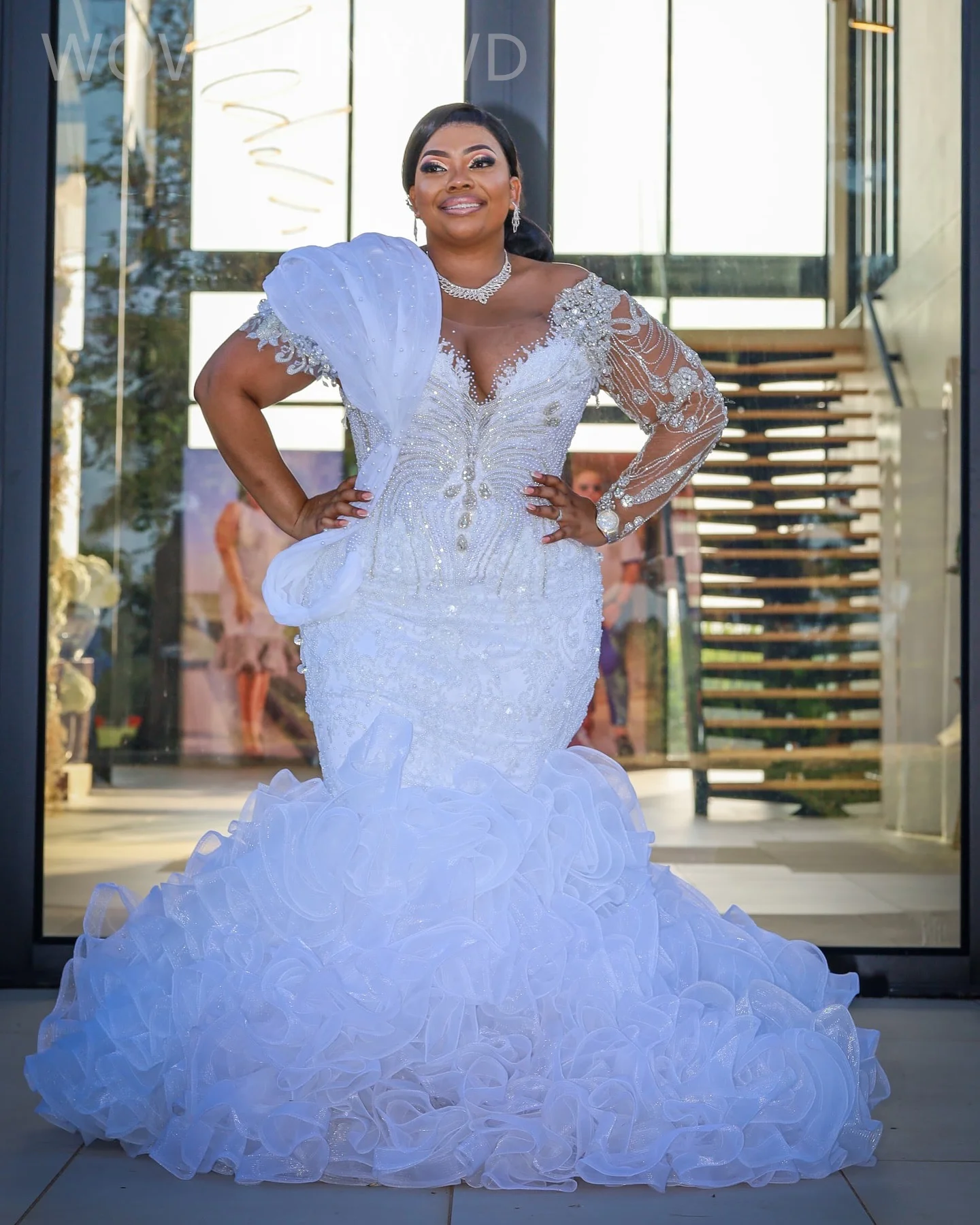 Os Melhores Tecidos para um Vestido de Noiva Sereia Tomara que Caia