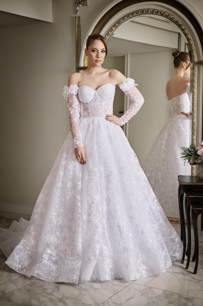 vestido noiva ombro a ombro zibeline