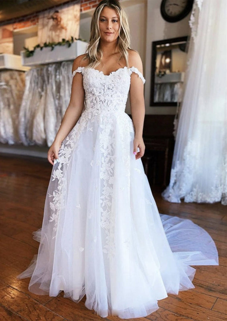 vestido noiva ombro a ombro com fenda