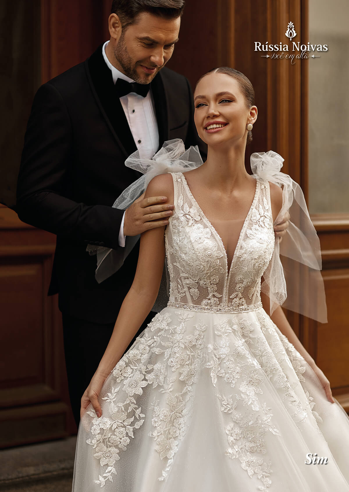 vestido noiva ombro a ombro com manga longa