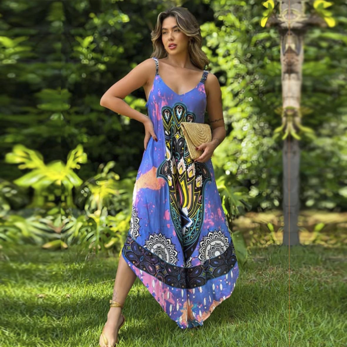 vestido trapézio curto