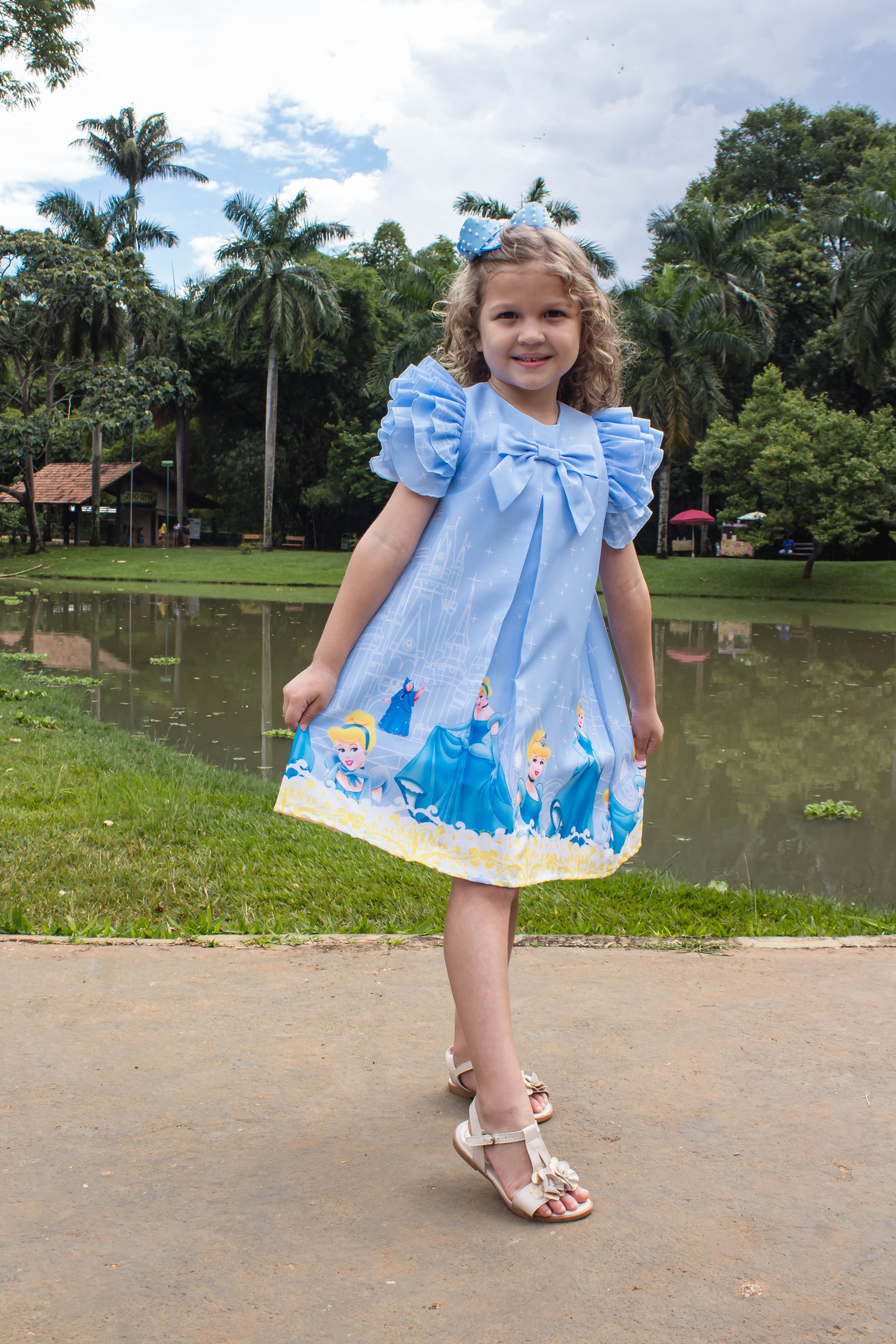 vestido trapézio casual