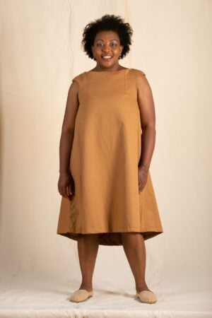 vestido trapézio malha