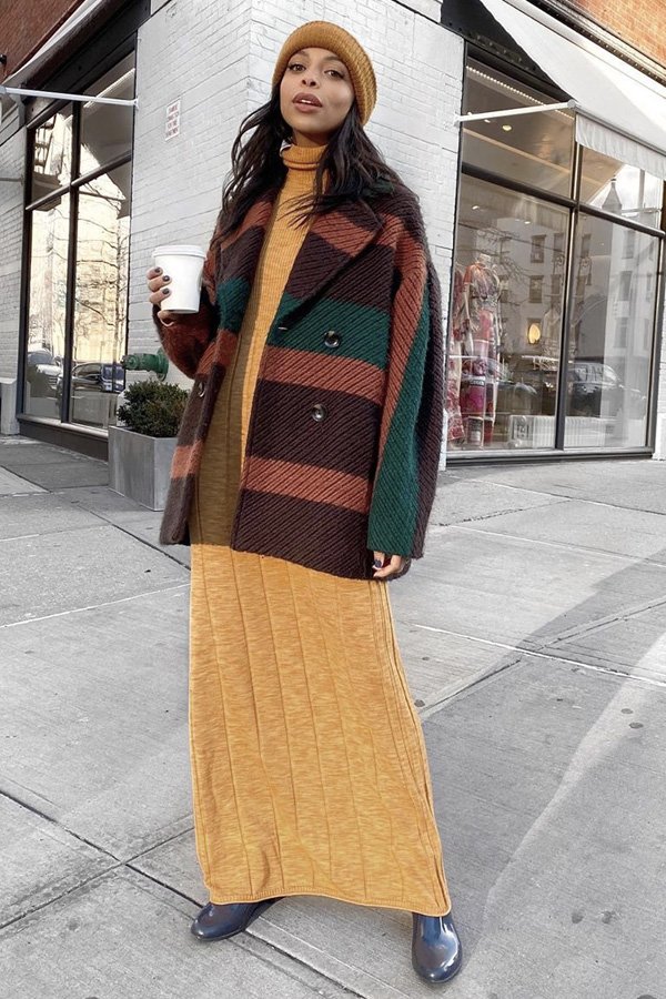 Como escolher o vestido longo de inverno ideal