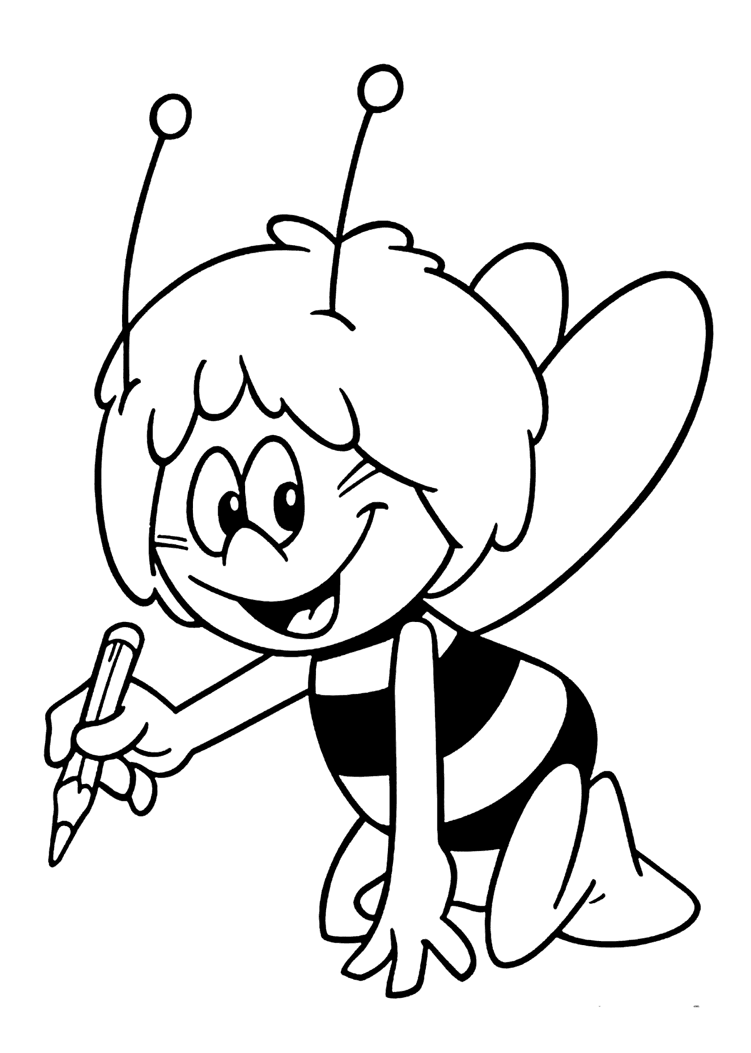 desenhos de abelhas para pintar