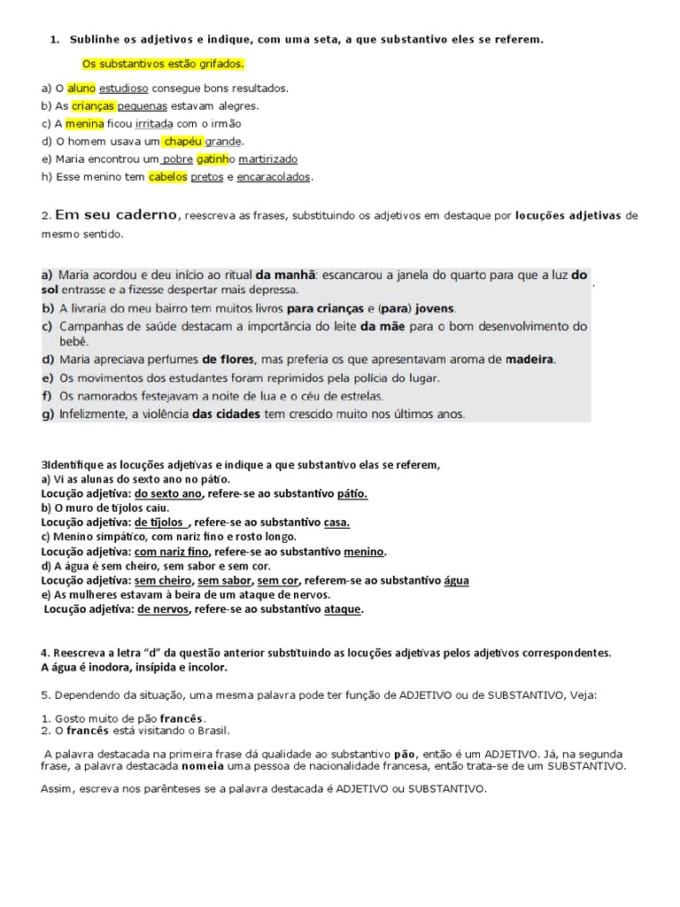 adjetivos com o para descrever pessoas