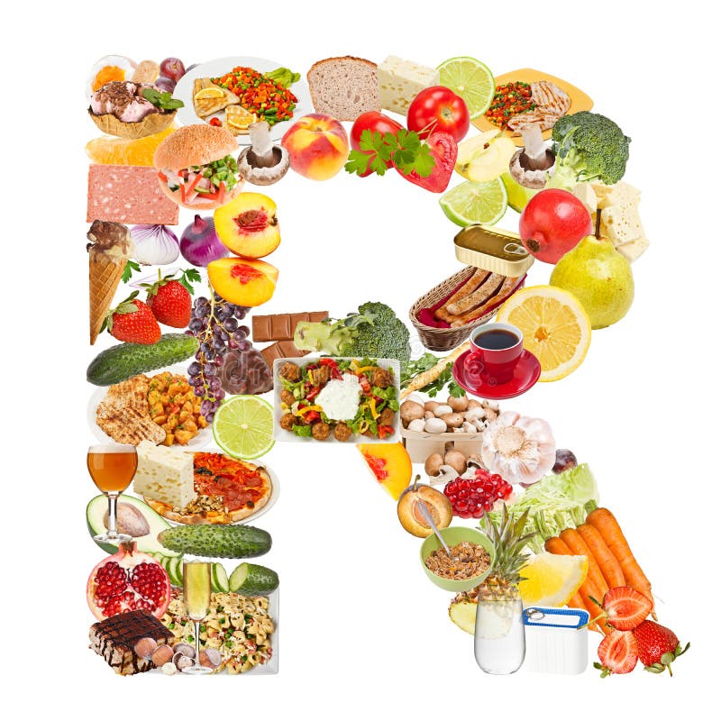 alimentos letra R