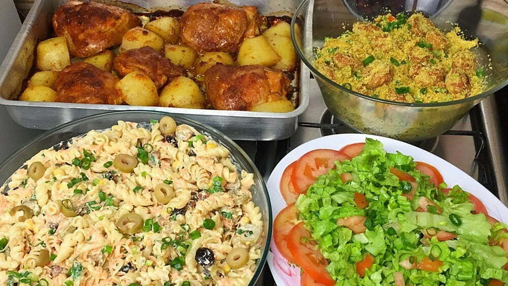 almoço rápido e fácil