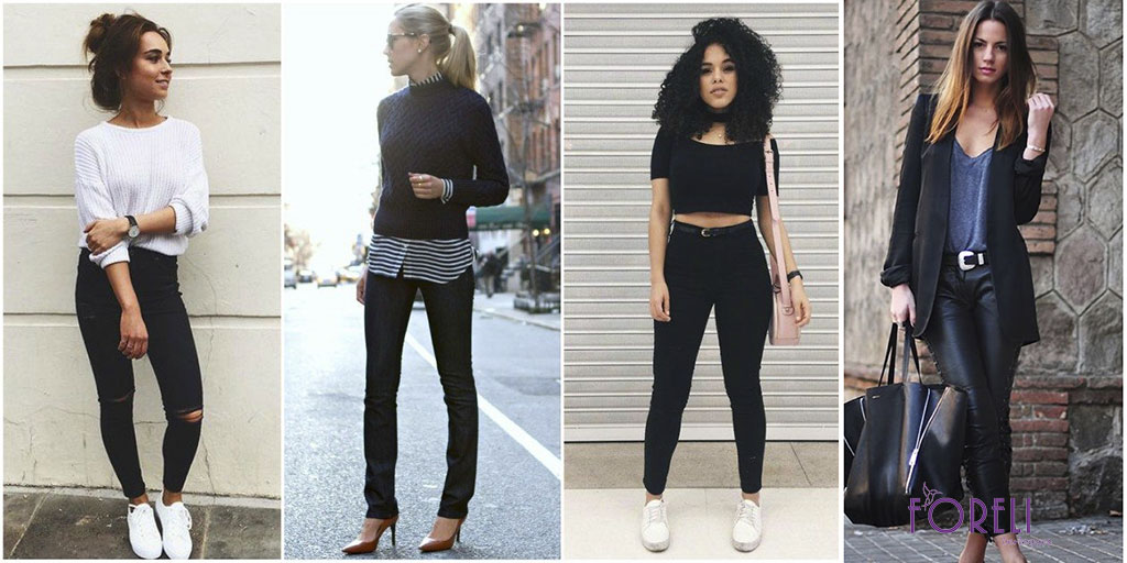 acessórios para calça preta