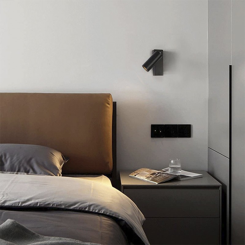 iluminação de quarto moderna