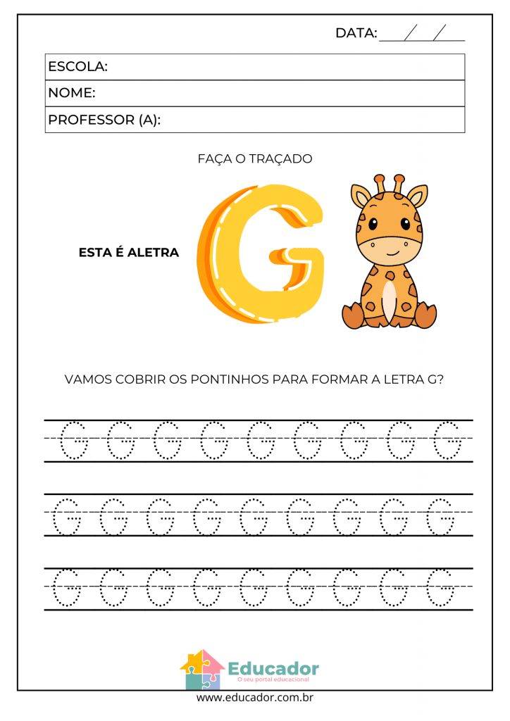 família silábica do G