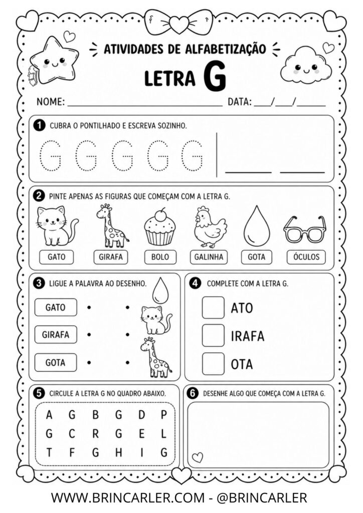 flipbook letra G