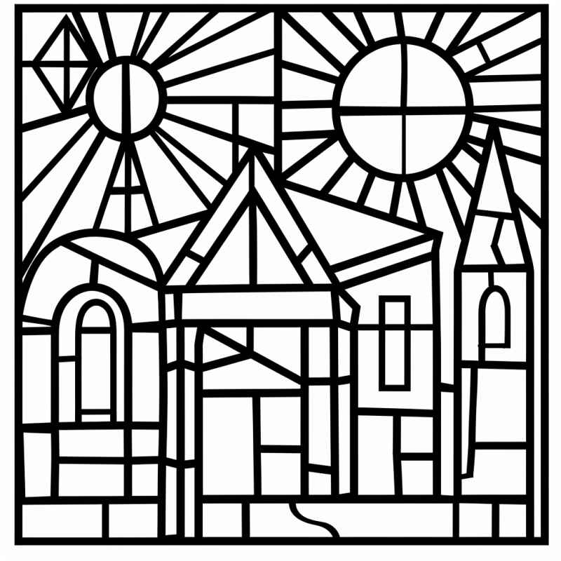mosaico para colorir infantil