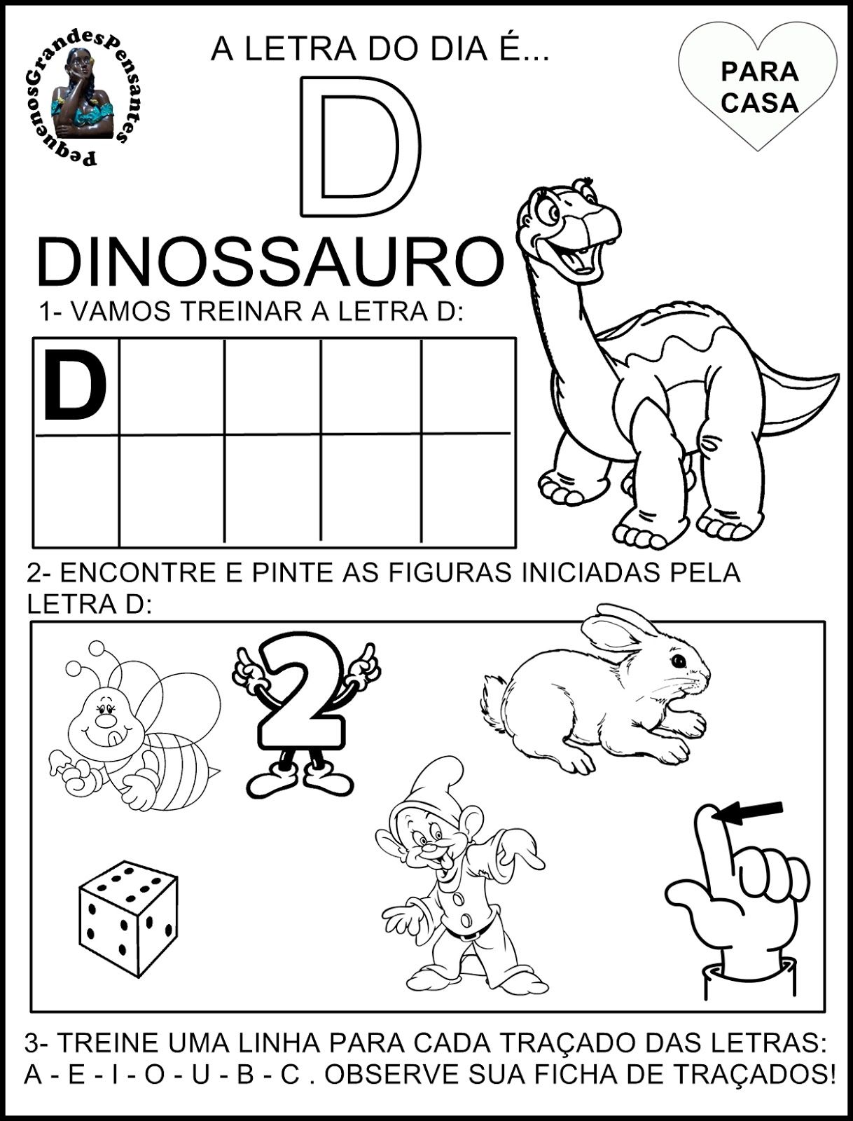 atividades letra D 2 ano pdf