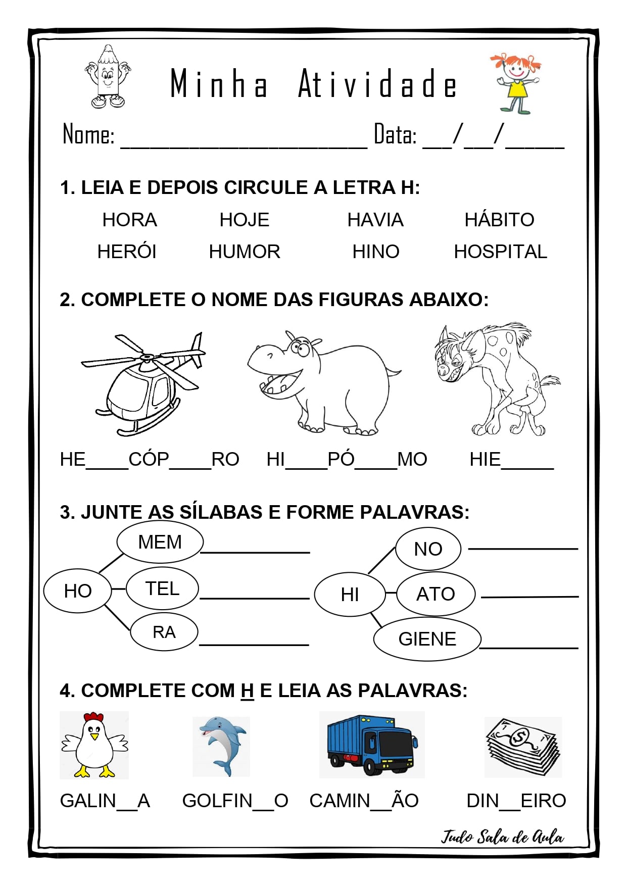 ha he hi ho hu atividades