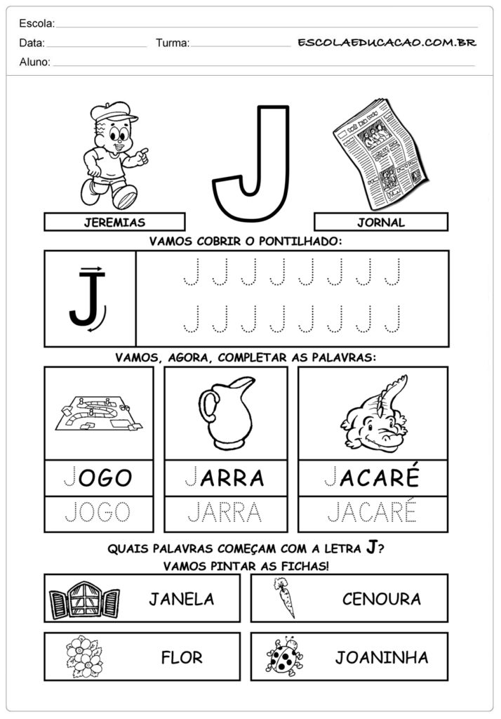 diferença entre J e G atividades