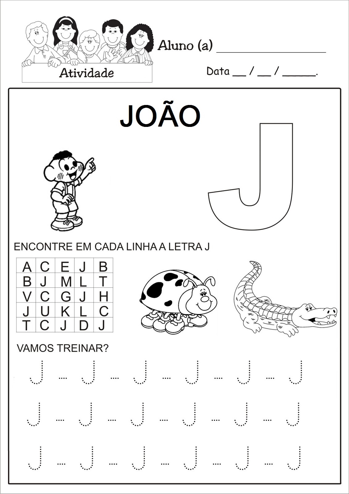 família silábica do J