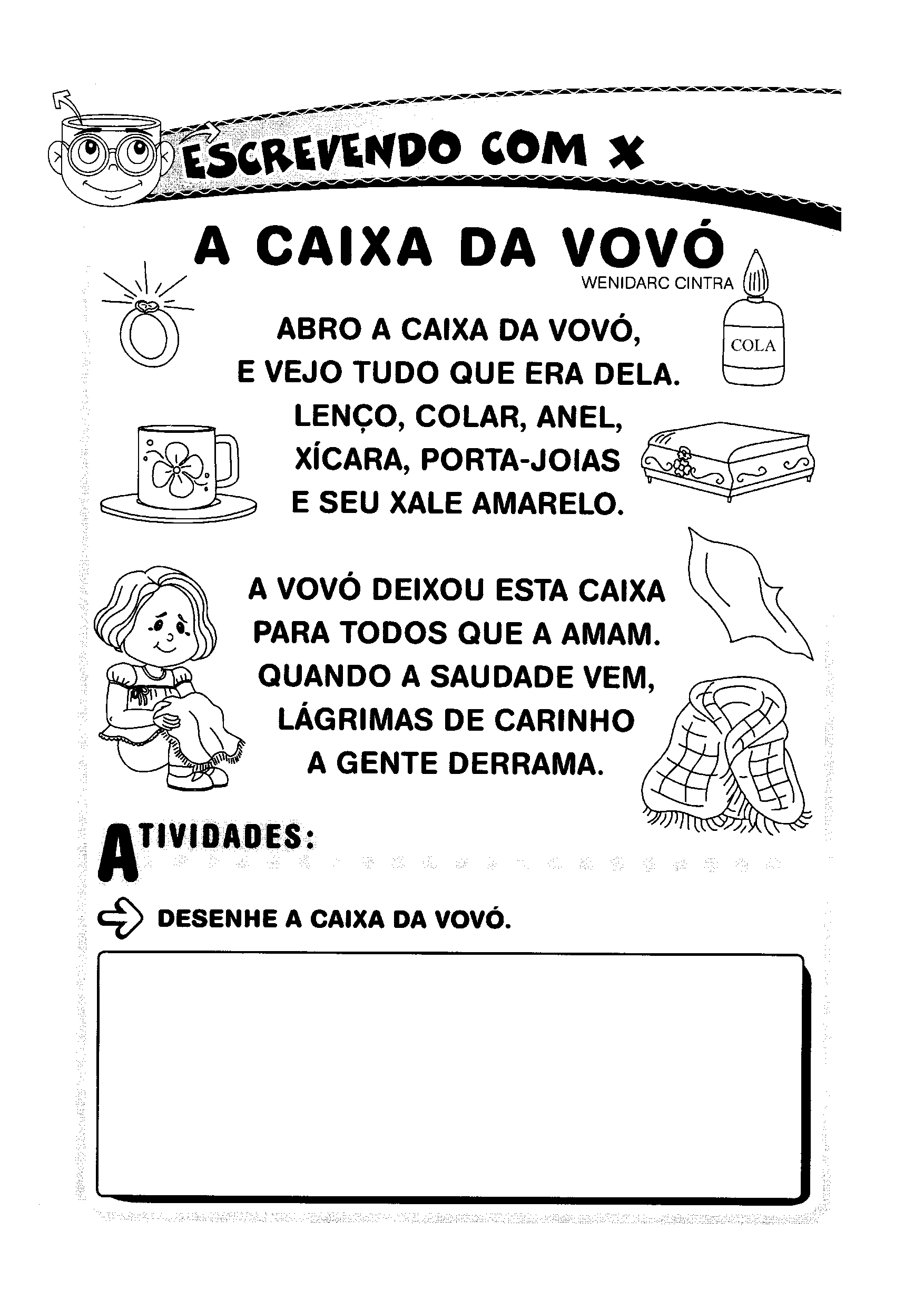como ensinar a letra x