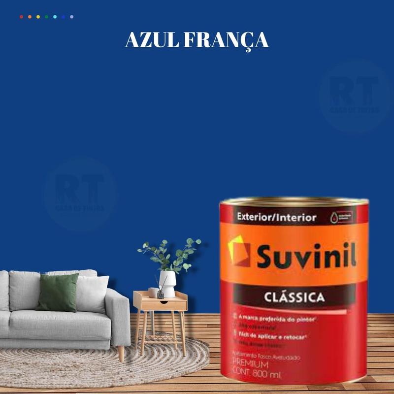 azul frança decoração