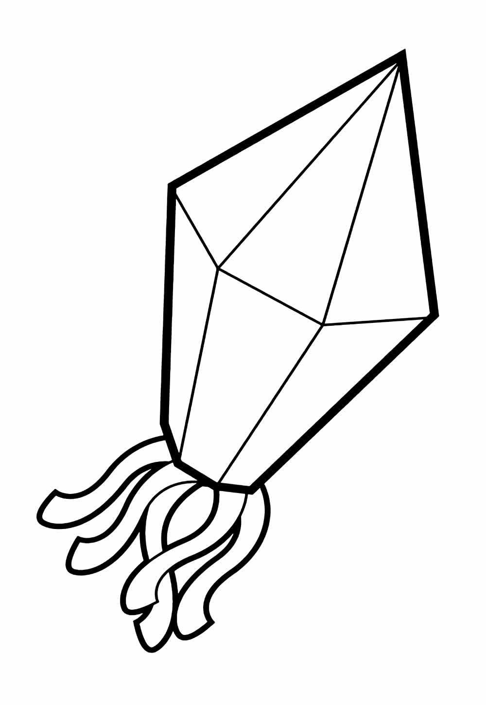como fazer balão de festa junina para colorir