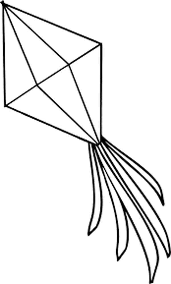 desenho de balão junino para imprimir