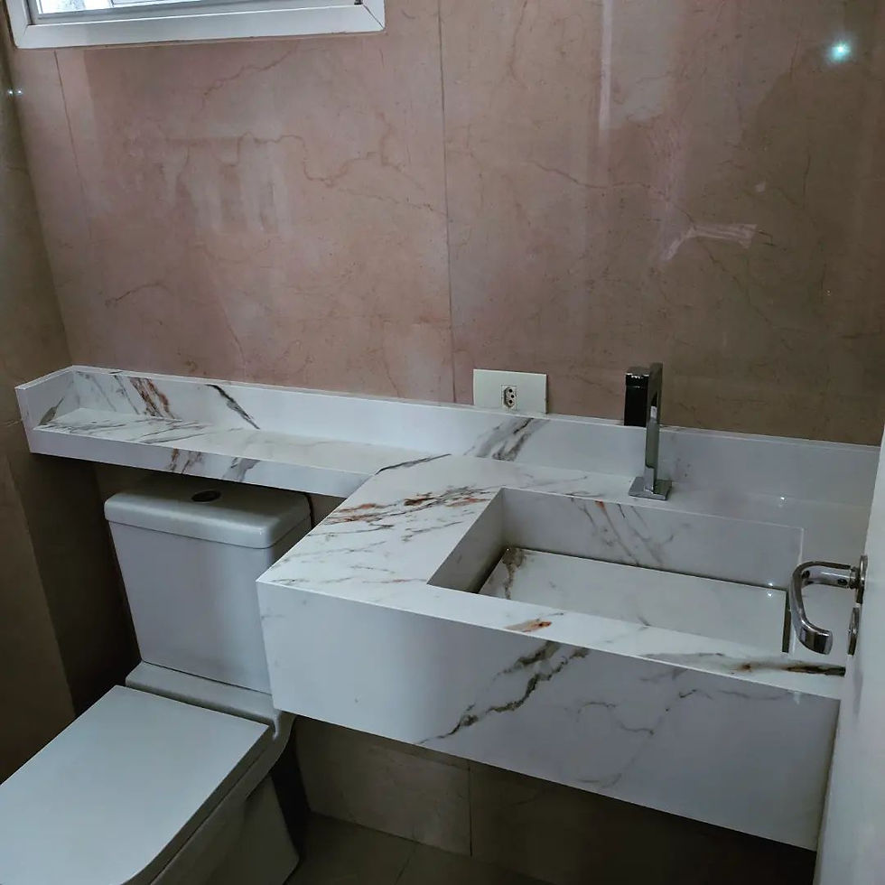 bancada porcelanato banheiro cores