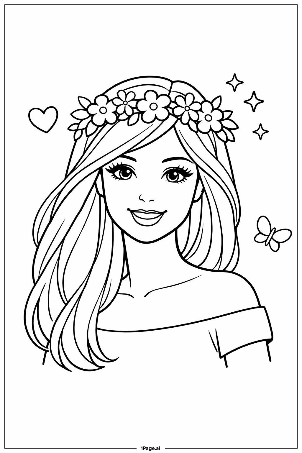imagens da Barbie para pintar