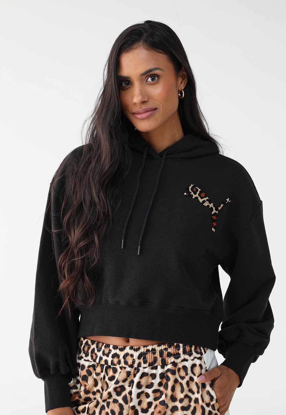 looks com moletom puma