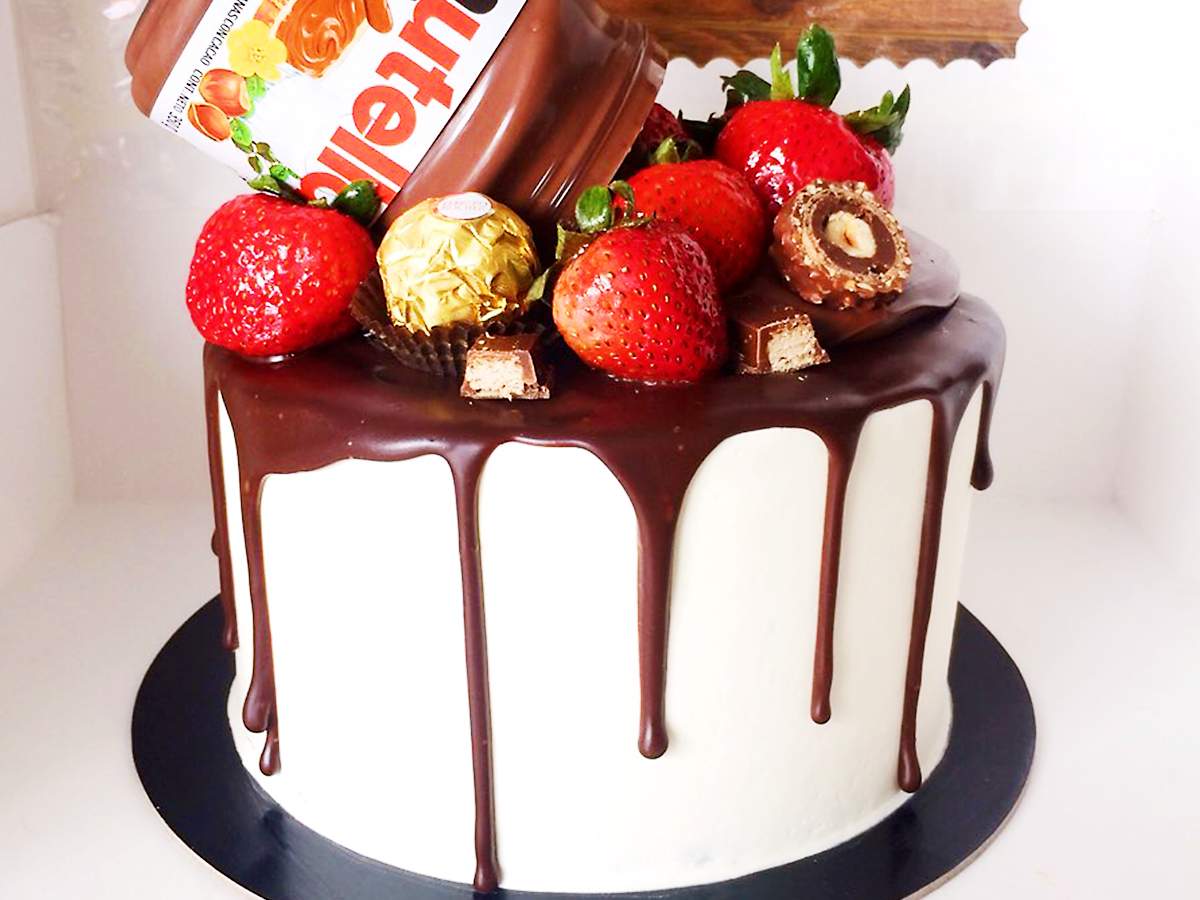 bolo de nutella fácil
